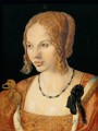 Retrato de una joven veneciana del Renacimiento norteño Alberto Durero